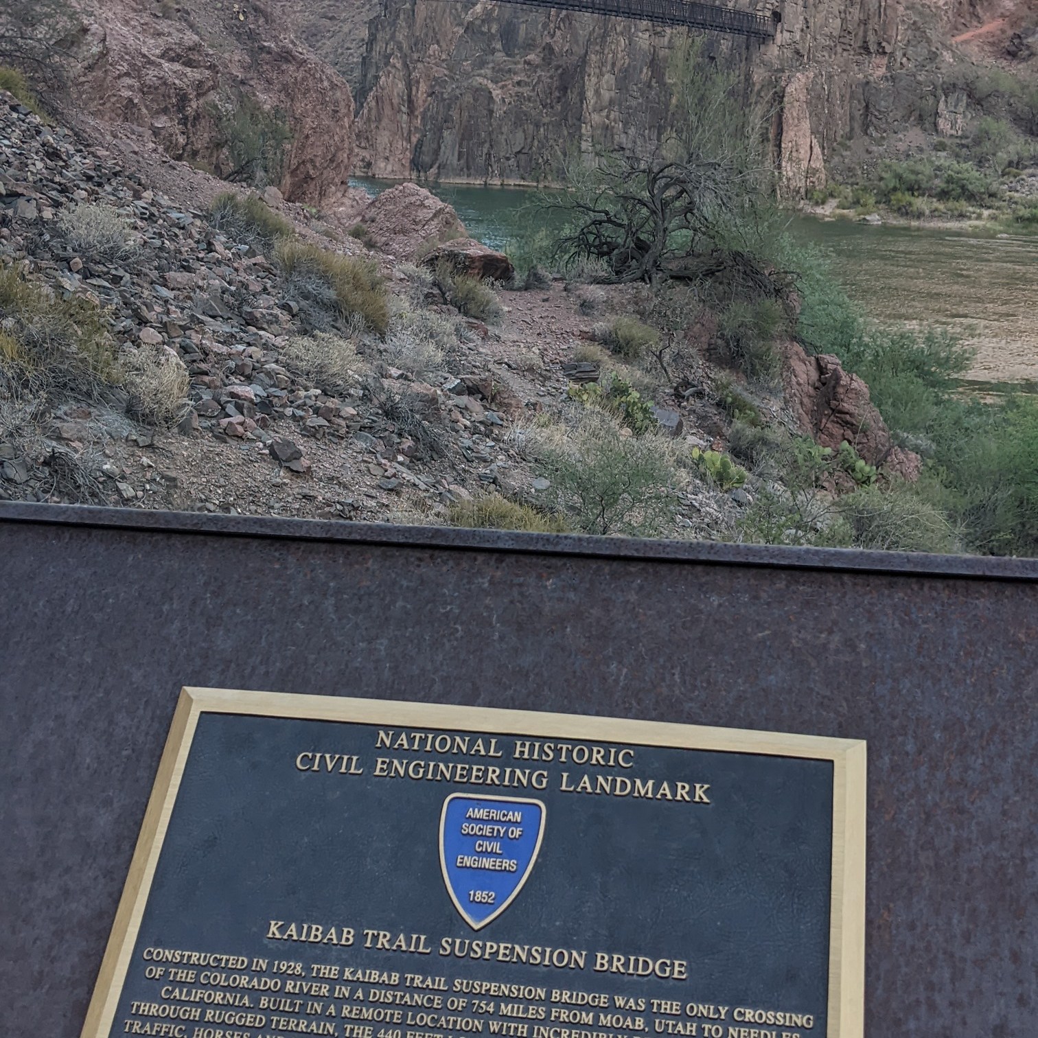 black bridge civil engineering plaque