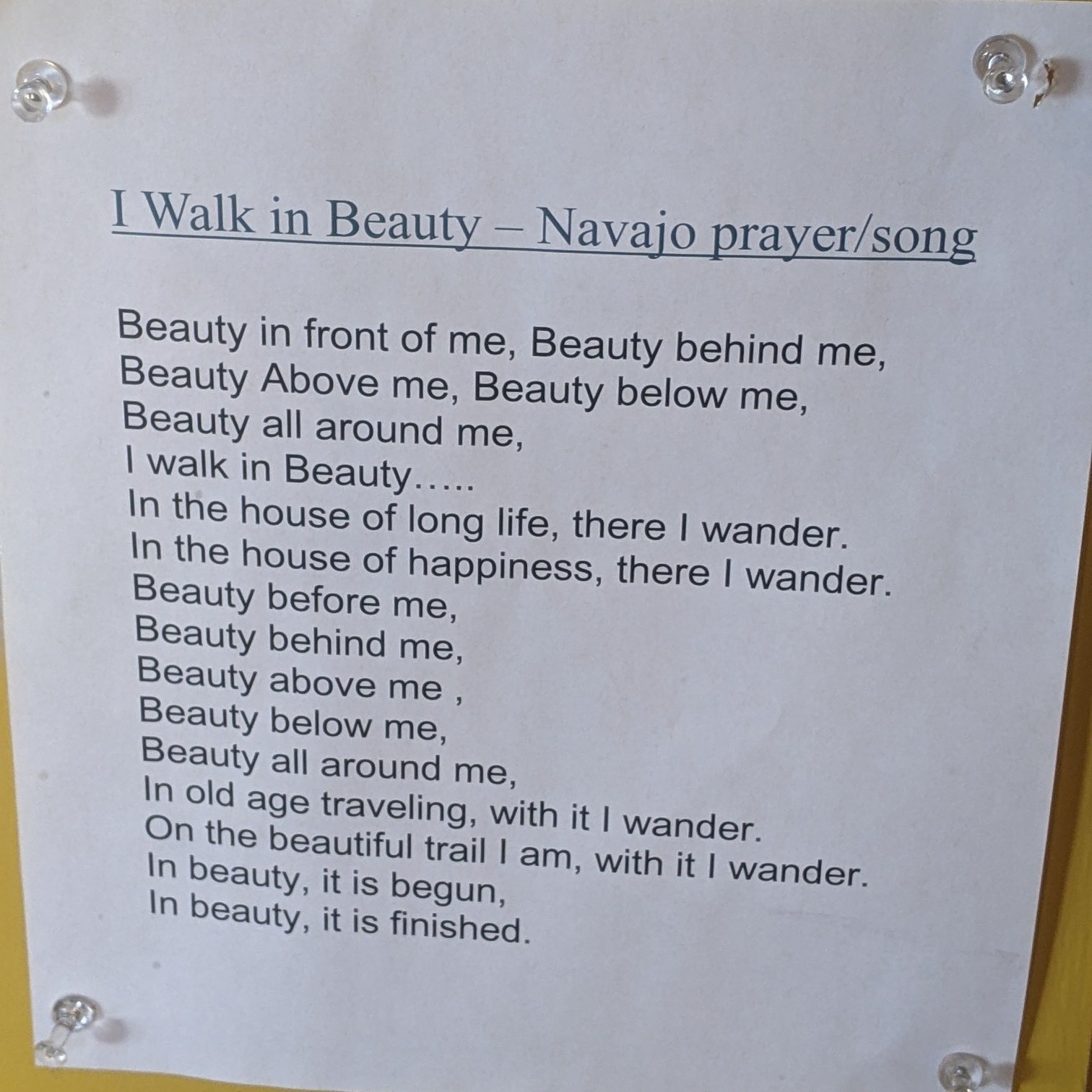 neat poem from outdoor ranger station